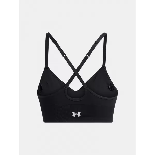  Női melltartó UNDER ARMOUR VANISH SEAMLESS LOW BRA 1384417-001 FEKETE 