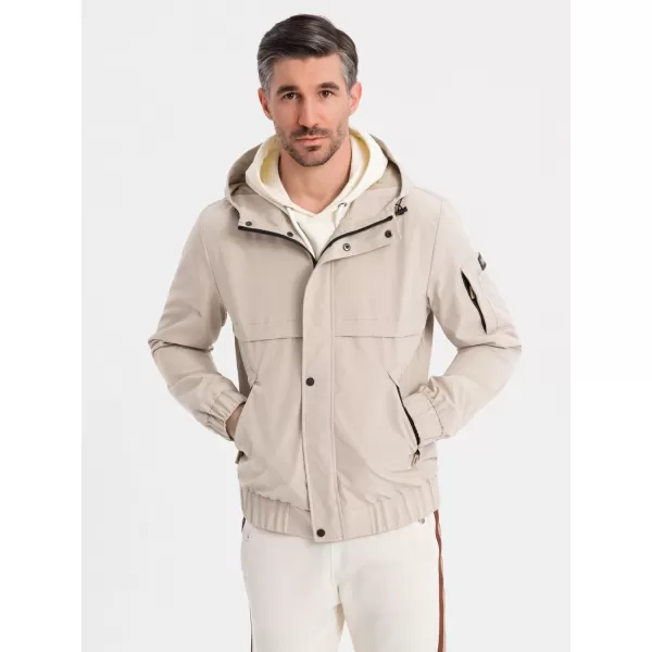  Kabát OMBRE OM-JANP-0225 BÉZS 