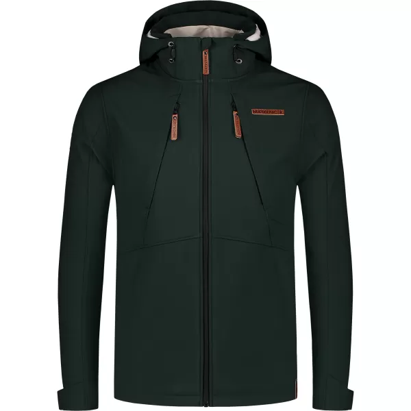  Férfi softshell dzseki NORDBLANC NBWSM8264 SÖTÉTZÖLD 