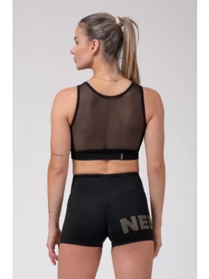 Gold Mesh mini felső 830 BLACK Nebbia