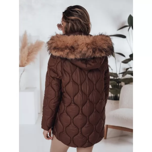 Női kabát DSTREET TY5013 BARNA 