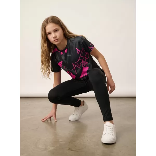  Gyermekfunkciós T -piró prémium ALTISPORT VOJ/ALK076TR01 FEKETE/FLUO RÓZSASZÍN 