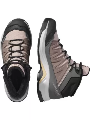 Női cipők SALOMON X-ADVENTURE COLDRUSH WATERPROOF W ETHEREA/VAS/MAHAGÓNI RÓZSA