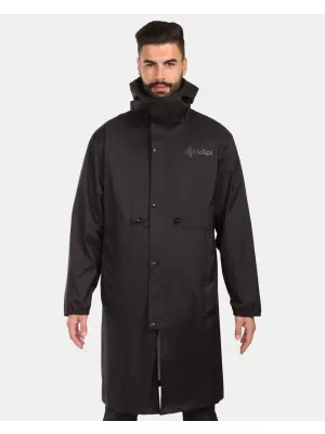 Férfi esőkabát KILPI TEAM RAINCOAT-U ZU0105KI FEKETE