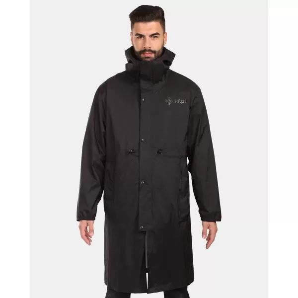  Férfi esőkabát KILPI TEAM RAINCOAT-U ZU0105KI FEKETE 