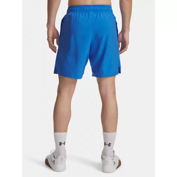  Férfi rövidnadrág UNDER ARMOUR UA TECH WOVEN WORDMARK SHORT 1383356-402 KÉK 