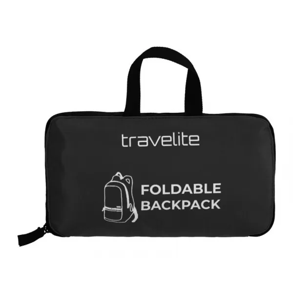  Hátizsák TRAVELITE FOLDABLE BACKPACK FEKETE 