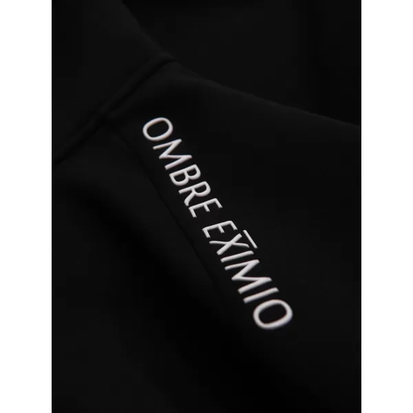  Férfi pulóver OMBRE OM-SSZP-0211 FEKETE 