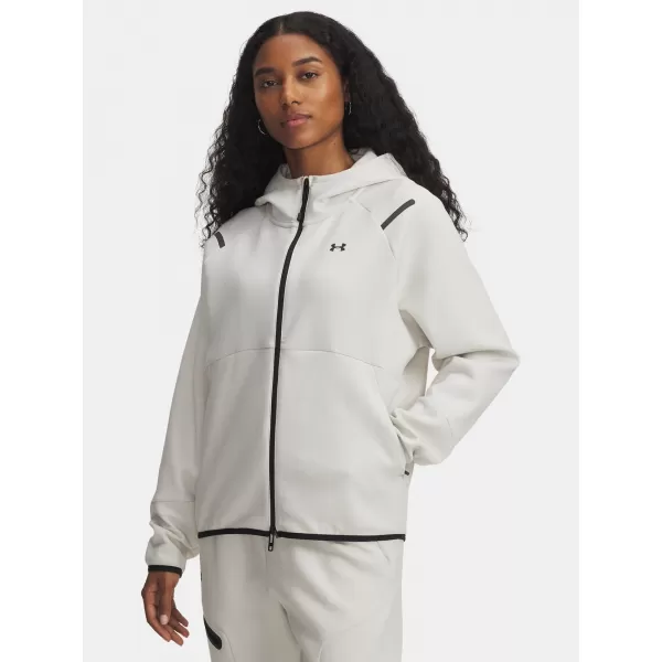  Női pulóver UNDER ARMOUR UNSTOPPABLE FLEECE FZ 1379842-110 FEHÉR 
