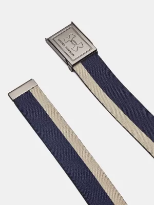 Férfi öv UNDER ARMOUR M STRETCH WEBBING BELT 1383935-410 KÉK