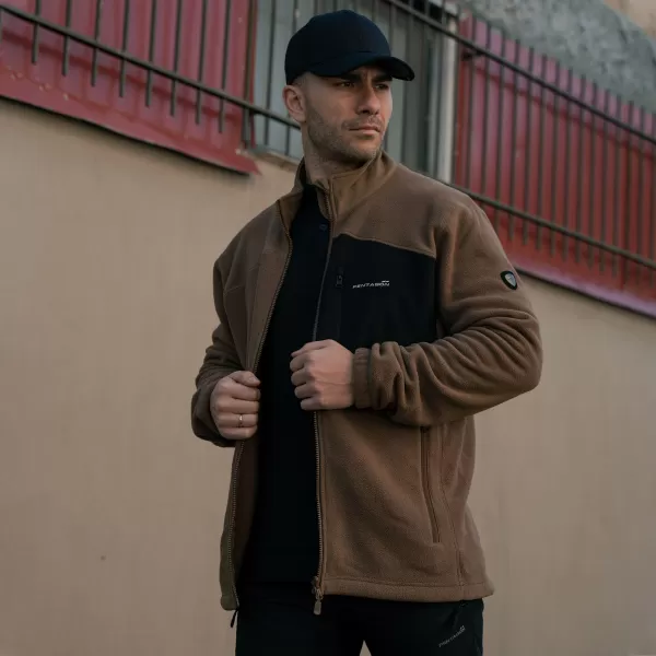  Férfi pulóver PENTAGON ATHOS 2.0 MEN΄S FLEECE JACKET K08047 PRÉRIFARKAS 