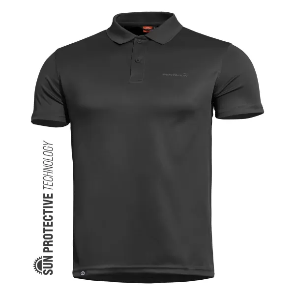  póló PENTAGON ANASSA POLO K09017 FEKETE 