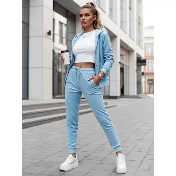  Női nadrág DSTREET UY2835 VILÁGOSKÉK 