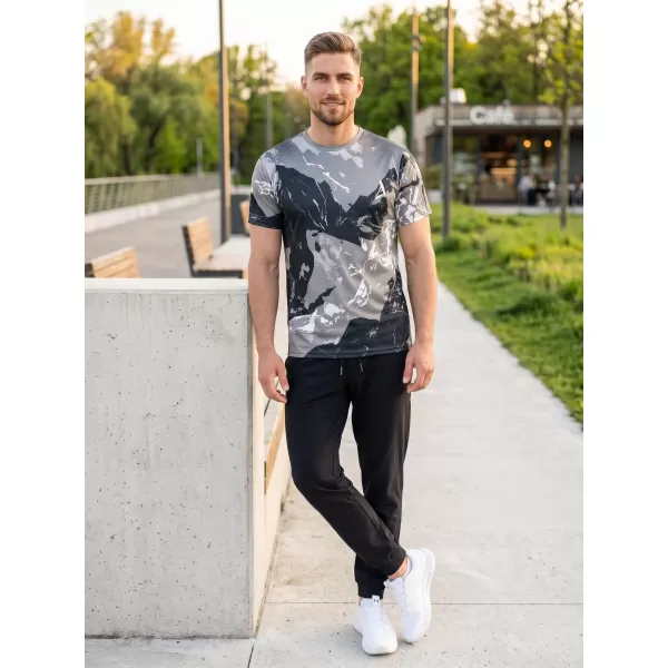  Prémium férfi póló ALTISPORT VOJ/ALM131TR01 SZÜRKE/FEKETE 