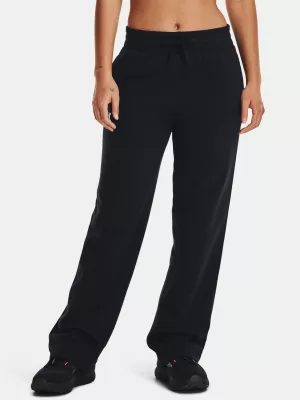 Női sportnadrág UNDER ARMOUR RIVAL FLC STRAIGHT PANT 1381847-001 FEKETE