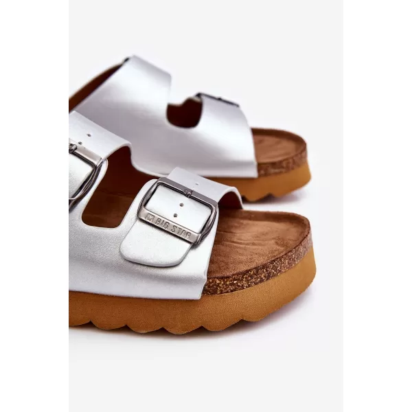  Női papucs BIG STAR LL274476 SILVER Big Star Shoes 