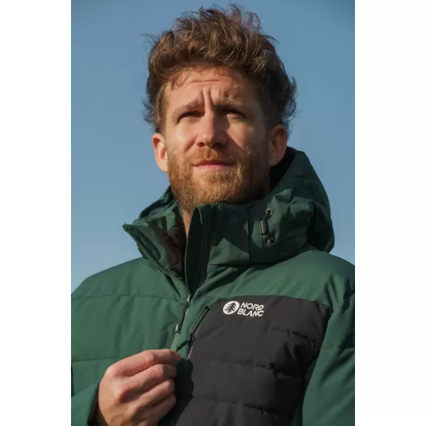  Férfi téli kabát NORDBLANC BRAMBLE NBWJM8258 SÖTÉTZÖLD 