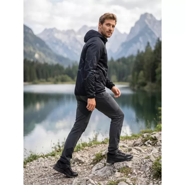  Férfi prémium softshell kabát ALTISPORT VOJ/ALM129JACK01 FEKETE SZÜRKE 