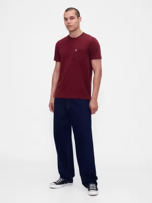 Férfi póló GAP LOGO TEE 857901-20 PIROS FINOM