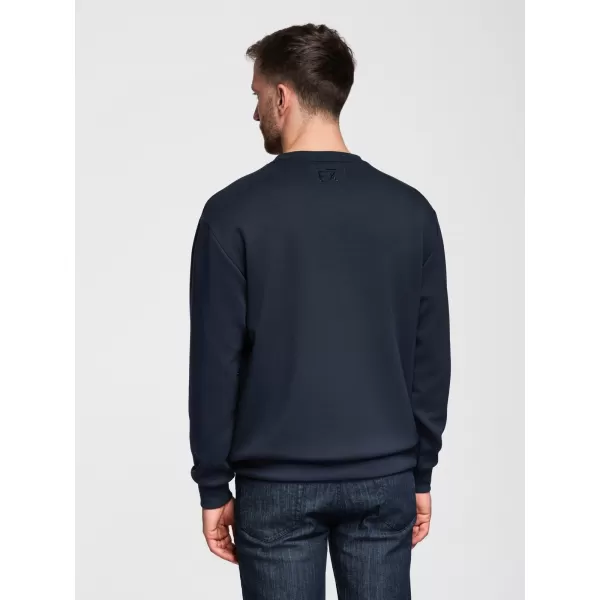  Férfi pulóver OMBRE OM-SNBC-0199 SÖTÉTKÉK 