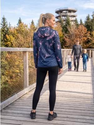 Női prémium softshell kabát ALTISPORT VOJ/ALW064JACK01 KÉK RÓZSASZÍN