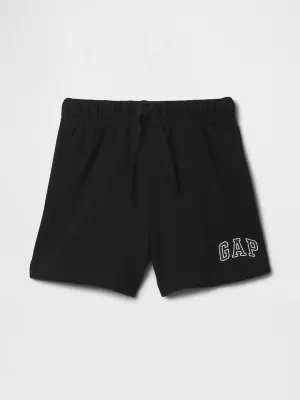 Gyermek rövidnadrág GAP LOGO SWEATSHORTS 725201-00 FEKETE