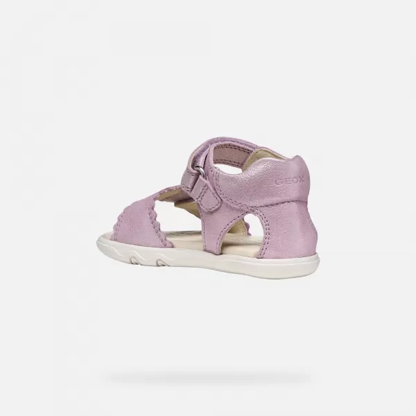  Lány szandál GEOX SANDAL STEPPIEUP B656QB000CRC8020 RÓZSASZÍN 