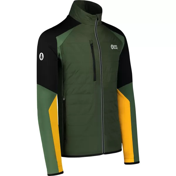  Férfi dzseki NORDBLANC THUNDER NBWJM8328 SÖTÉTZÖLD 