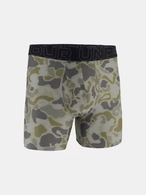 Férfi boxerek UNDER ARMOUR UA PERFORMANCE TECH - PRINT 6IN - 1PK 1383875-069 TITÁN