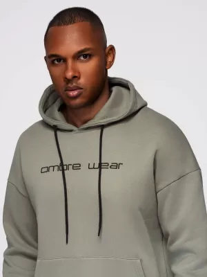 Férfi pulóver OMBRE OM-SSNZ-0241 KHAKI