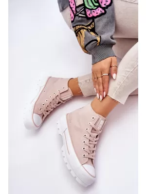 Női tornacipő BIG STAR LL274157 NUDE Big Star Shoes