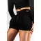 Magas derekú push-up rövidnadrág POWER 893 BLACK Nebbia