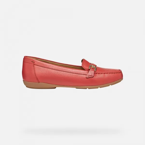  Női mokaszinok GEOX ANNYTAH MOC G012826 PIROS 