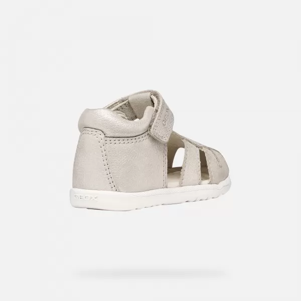  Lányok az első lépések GEOX SANDAL MACCHIA B654WA0MAEWC0262 SZÜRKE 