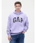 Férfi pulóver GAP LOGO PULLOVER HOODIE 781237-02 ORCHIDEA