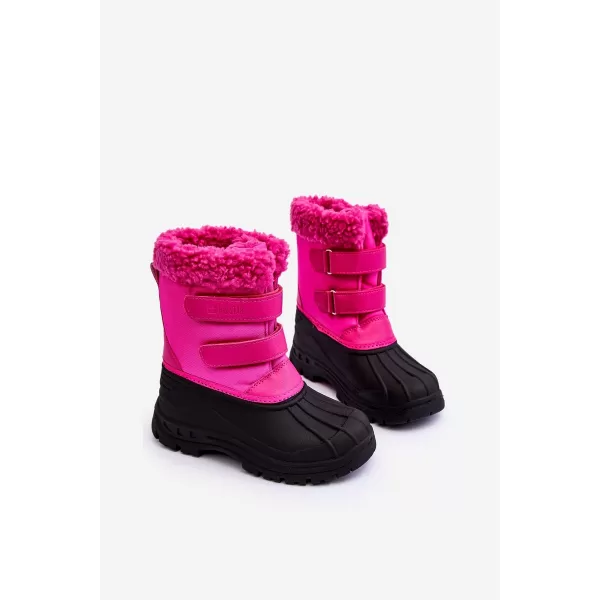  Gyermek téli cipő BIG STAR MM374112 FUCHSIA/BLACK Big Star Shoes 