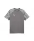 Férfi póló PUMA TEAMLIGA26 JERSEY 659721_13 FLAT MEDIUM GRAY/ LAPOS KÖZÉPSZÜRKE/PUMA FEHÉR