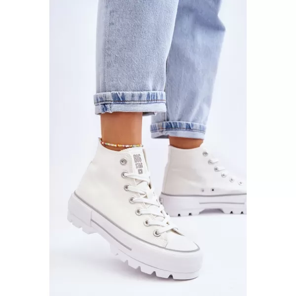  Női tornacipő BIG STAR LL274156 WHITE Big Star Shoes 
