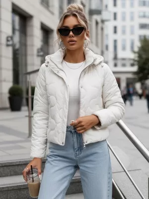 Női kabát DSTREET TY3582 FEHÉR