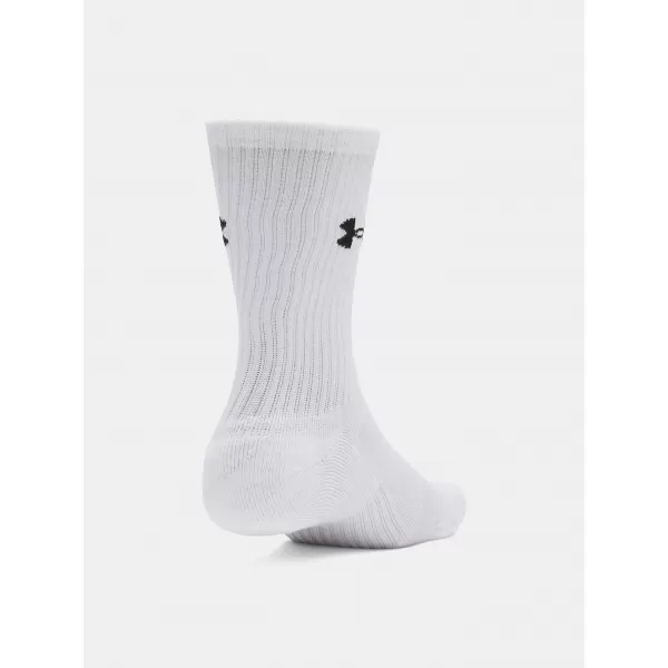  Zokni UNDER ARMOUR PERFORMANCE COTTON 3P CRW 6009685-100 FEHÉR 