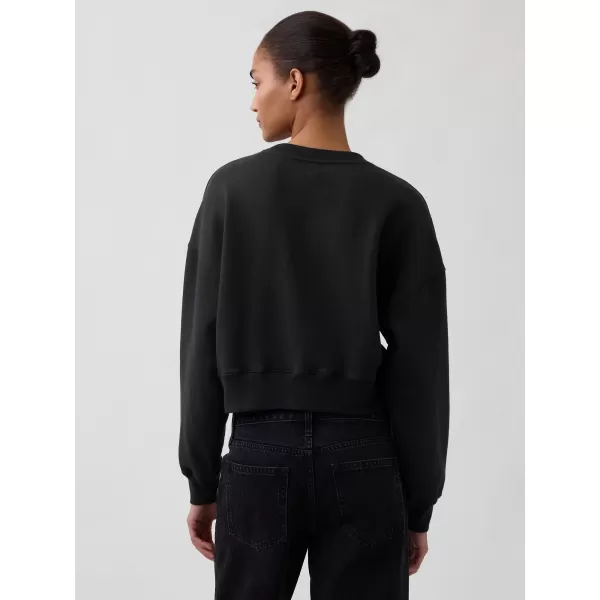 Női pulóver GAP CREW CROP SWEATSHIRT 852831-01 HOLDTALAN ÉJSZAKA 