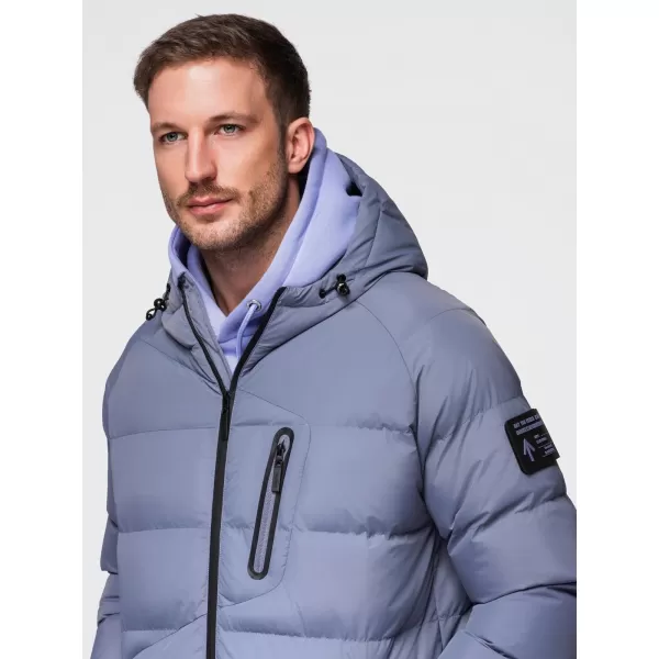  Férfi dzseki OMBRE OM-JAHP-0302 KIALUDT LILA 