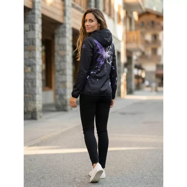  Női prémium softshell kabát ALTISPORT VOJ/ALW077JACK01 FEKETE/LILA 