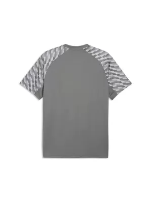 Férfi póló PUMA TEAMLIGA26 JERSEY 659721_13 FLAT MEDIUM GRAY/ LAPOS KÖZÉPSZÜRKE/PUMA FEHÉR