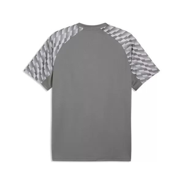  Férfi póló PUMA TEAMLIGA26 JERSEY 659721_13 FLAT MEDIUM GRAY/ LAPOS KÖZÉPSZÜRKE/PUMA FEHÉR 
