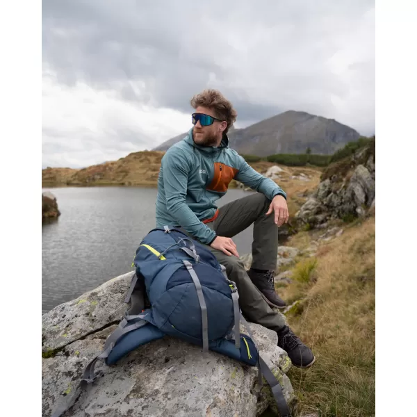  Férfi powerfleece pulóver NORDBLANC BRACKEN NBWFM8286 SÖTÉTZÖLD 