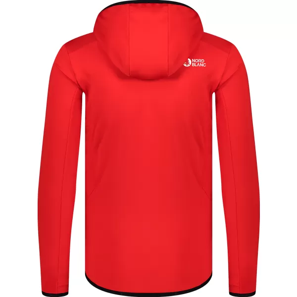  Férfi powerfleece pulóver NORDBLANC BRACKEN NBWFM8286 PIROS 