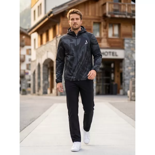  Férfi prémium softshell kabát ALTISPORT VOJ/ALM072JACK01 FEKETE 
