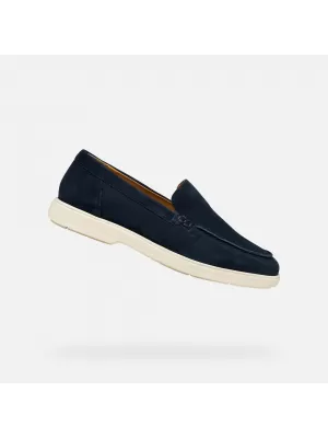 Férfi mokaszinok GEOX SPHERICA EC17 G014395 SÖTÉTKÉK