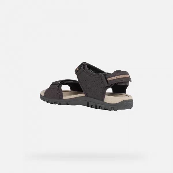  Férfi szandál GEOX UOMO SANDAL STRADA G003039 SÖTÉTBARNA 